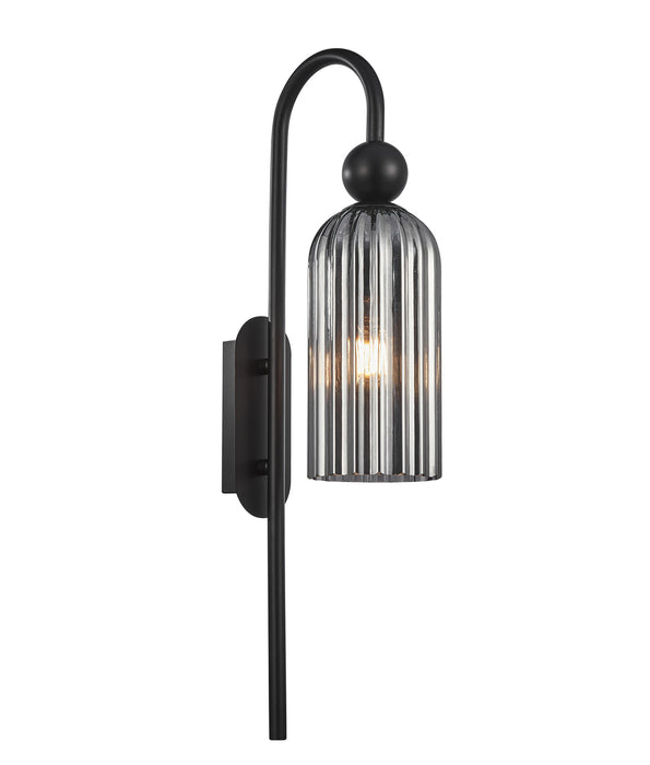 Flauta Wall Light Smokey Black - FLAUTA1W