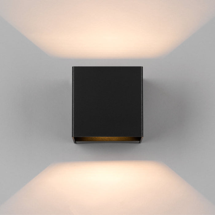 Flip II Up & Down LED Wall Light 5W Tri Colour Black - FLIP2 EX-BK