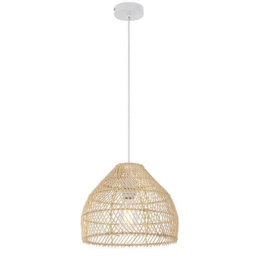 Buy Pendant Lights Australia Frya Pendant Light W300mm Natural Rattan - FRYA PE30-NAT