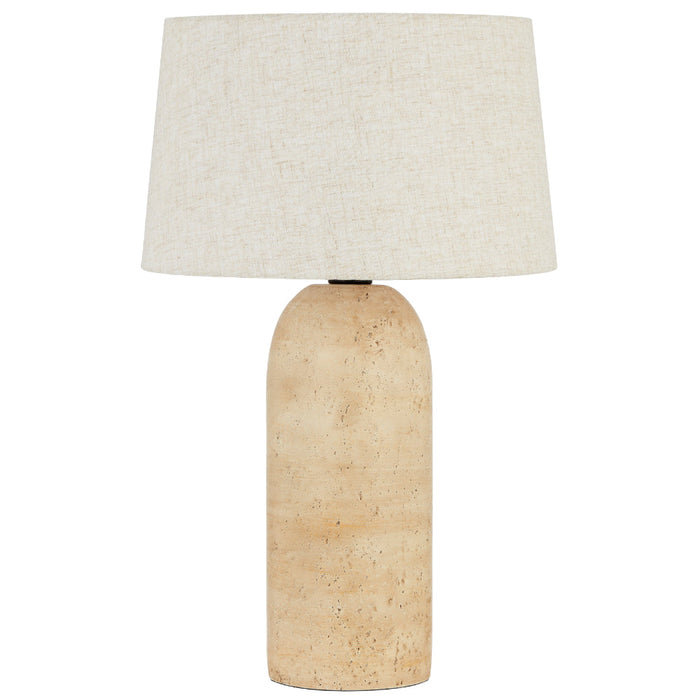 Fulvia Table Lamp Travertine - FULVIA TL-BE