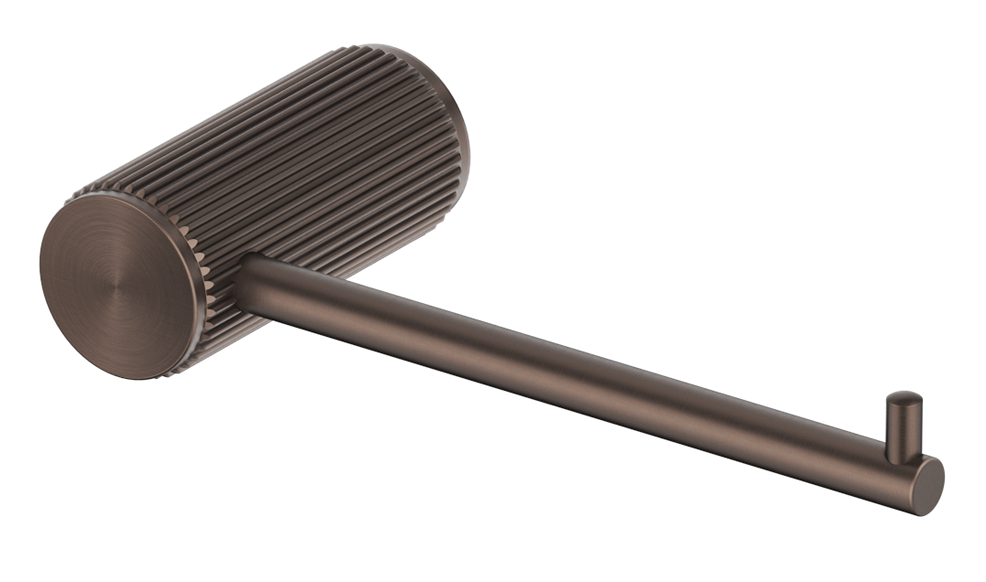Mica Fluted Toilet Paper Holder Dusk Bronze - 111-P-NR-DB