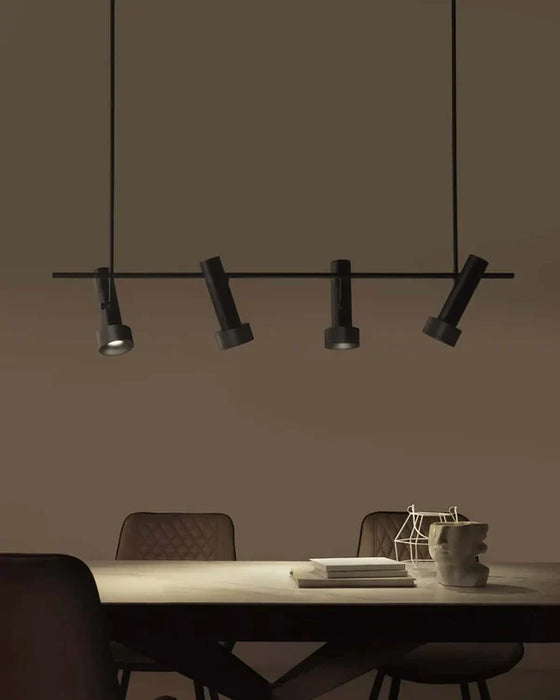 Focus Linear LED Pendant Light 5W 3000K Alabaster - ARO.C1279/4/NEG-ALA