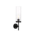 Buy Wall Sconce Australia Garot 1 Light Wall Light Black & Clear - GAROT WB-BKCL