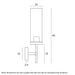 Buy Wall Sconce Australia Garot 1 Light Wall Light Antique Gold & Clear - GAROT WB-AGCL