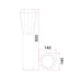 Buy Bollard Lights Australia GEB Exterior LED Bollar Dark Grey 13W 3000K IP54 500mm - GEB2