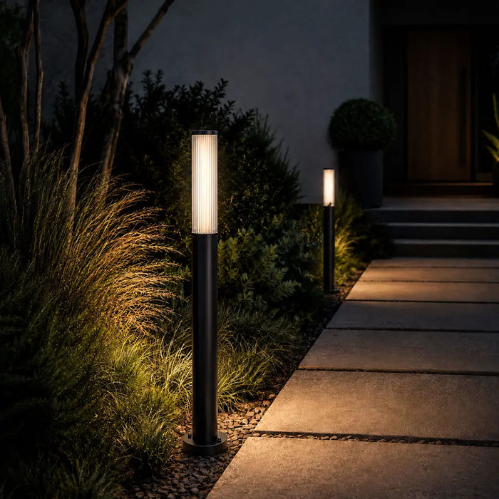 Gevet LED 800mm Bollard Light 12W 3000K Black - GEVET EX.P80-BK
