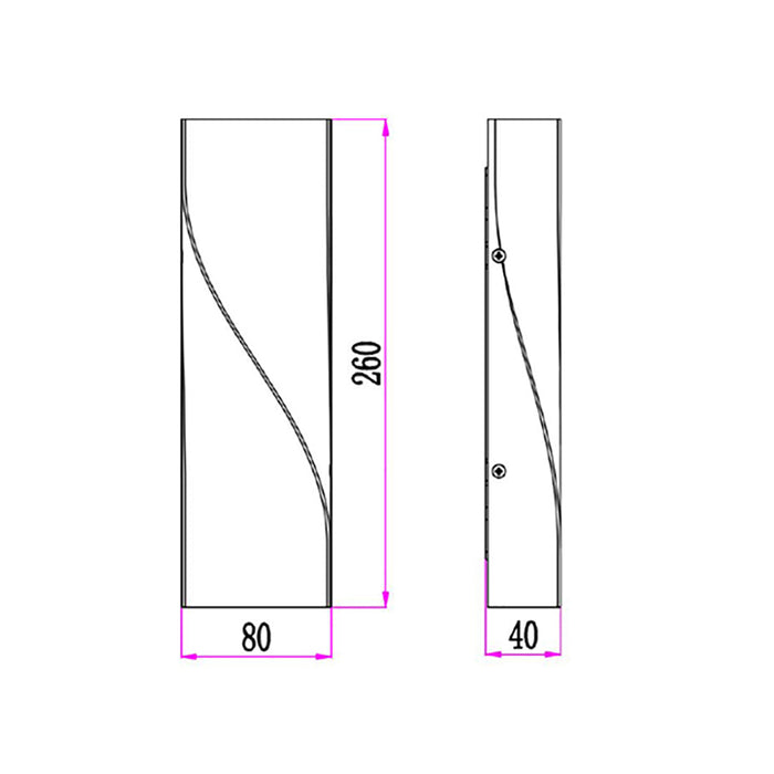 Buy Up / Down Wall Lights Australia Girotri Up / Down Wall Light White Aluminium 3CCT - GIROTRI2