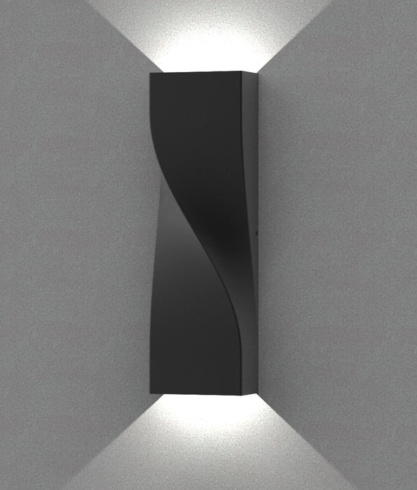Girotri Aluminium UP & Down LED Wall Light Dark Grey 20W TRI Colour - GIROTRI3