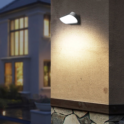 Buy Exterior Wall Lights Australia GLANS Exterior LED Surface Mounted Wall Light White 13W 3000K IP65 - GLANS04