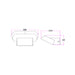 Buy Exterior Wall Lights Australia GLANS Exterior LED Surface Mounted Wall Light Dark Grey 7W 3000K IP65 - GLANS01