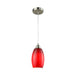 Buy Pendant Lights Australia GLAZE Ellipse Hand Blown Glass 1 Light Pendant Red - GLAZE1