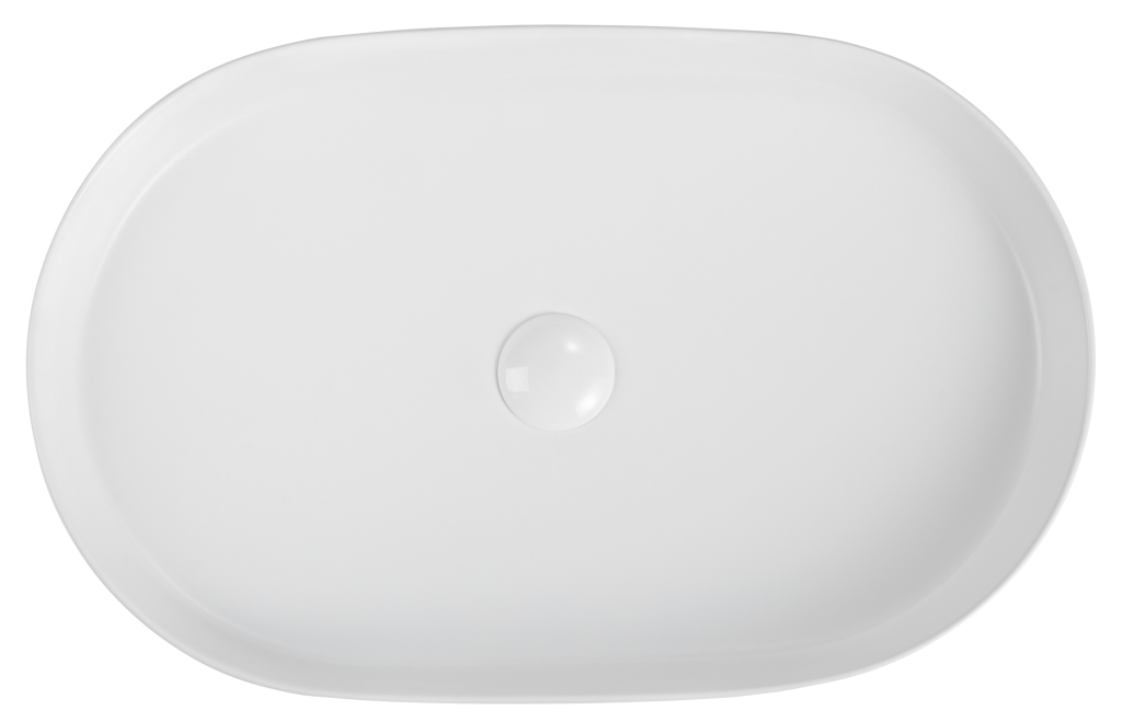 Corrine Above Counter Basin Matte White - BAS-FL583610-MW