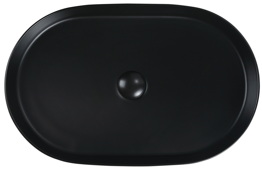 Corrine Above Counter Basin Black - BAS-FL583610-BLK