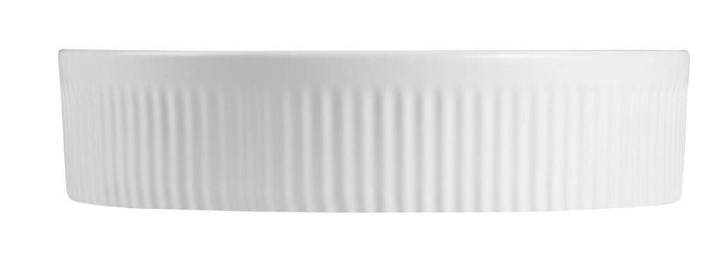 Aimee Above Counter Basin Matte White - BAS-FL41-10-MW