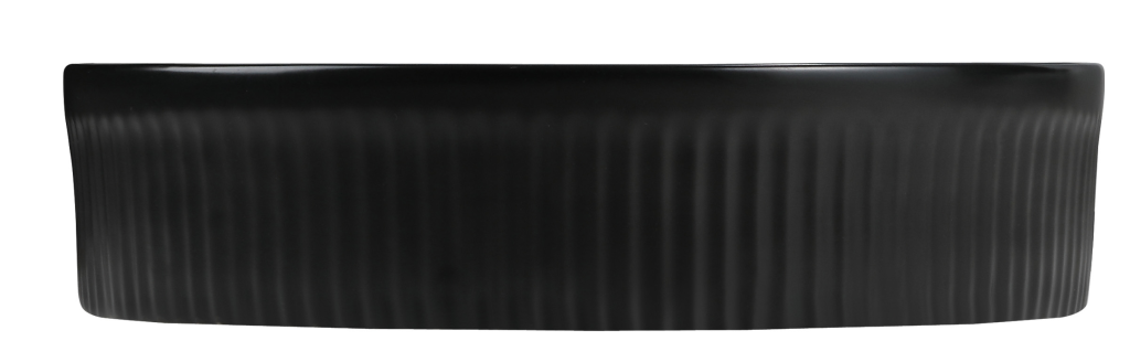 Aimee Above Counter Basin Black - BAS-FL41-10-BLK