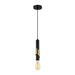 Buy Mini Pendants Australia Interior Diagonal Plate Tube 1 Light Pendant Matt Black / Antique Brass - GOLDA1