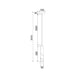 Buy Mini Pendants Australia Interior Diagonal Plate Tube 1 Light Pendant Matt Black / Antique Brass - GOLDA1