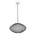 Buy Pendant Lights Australia Interior Oval Stainless Steel 1 Light Pendant Large Black - GOLPE3