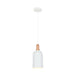 Buy Pendant Lights Australia HORTEN Oblong 1 Light Pendant White - HORTEN1