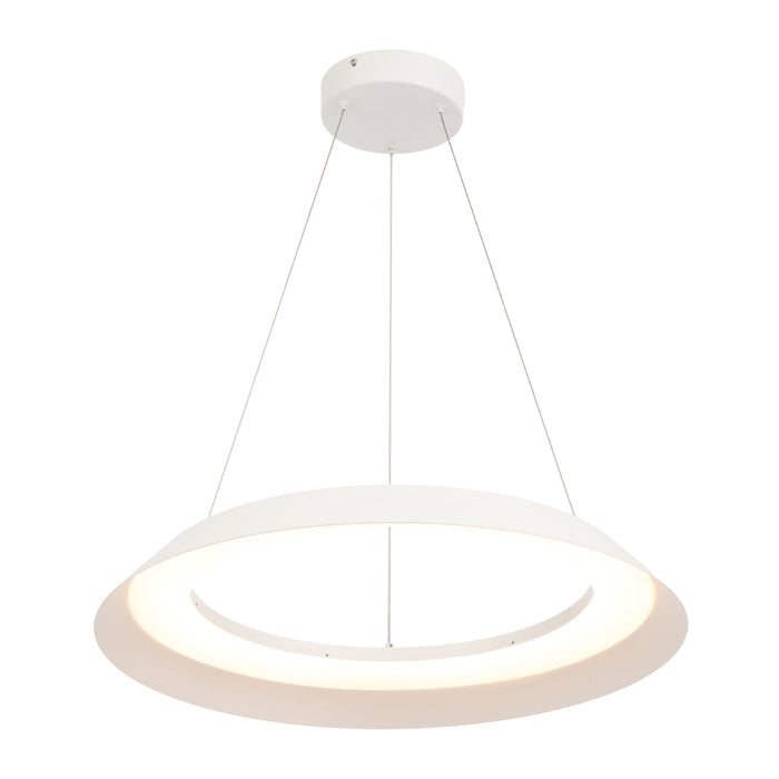Hovin 580mm LED Pendant Light White - HOVIN PE58-WH