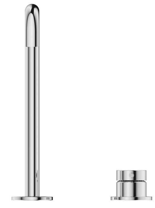 Mica Soft-Square Hob Sink/Basin Mixer Set Chrome - HSK-5-R90-CP