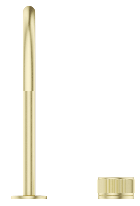 Mica Fluted Gooseneck Hob Sink/Basin Mixer Set French Gold - HSK-6-NR-FG