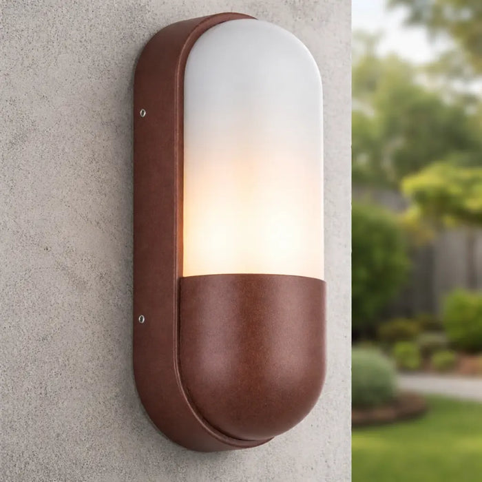Hull Exterior Wall Light Corten - HULL EX-RSTFR