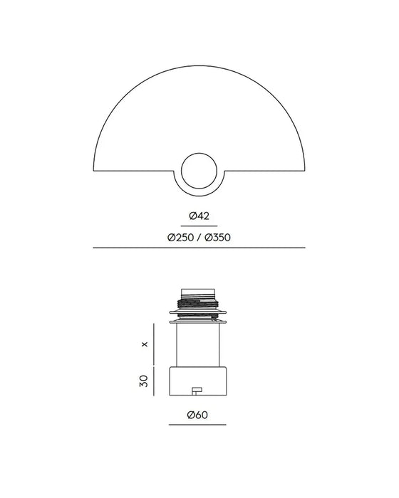 Haban 180mm Large Wall Light Chrome - ARO.A1053/15/CHR+1088/35/TBC