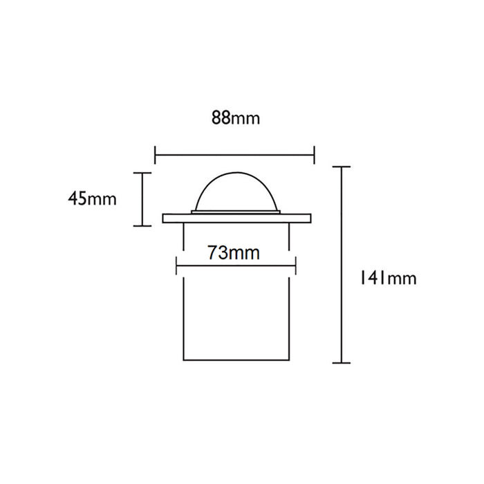 Buy Outdoor Step Lights Australia Exterior 12V MR16 Recessed Eyelid Wall Light 316 Stainless Steel IP67 - IGMEYESS