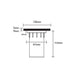Buy Inground Lights Australia Exterior 12V MR16 Recessed Inground Up Light Copper Square IP67 - IGMLSQC