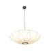 Buy Pendant Lights Australia Aragon 1 Light Pendant 520mm Nickel, White - ARAGON PE52-WH
