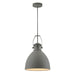 Buy Pendant Lights Australia Fabrica 1 Light Pendant 305mm Grey - FABRICA PE30-GY