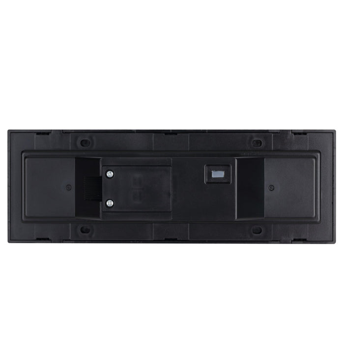Ingar LED Antiglare Exterior Wall Light 6W TRI Colour Black - INGAR EXRE-AG-BK