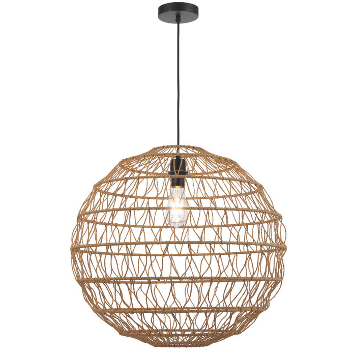 Ivalo 600mm Pendant Light Natural - IVALO PE60-NAT