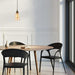 Buy Pendant Lights Australia Interior Ellipse Glass Shape 1 Light Pendant Bronze Amber - JEREZ1