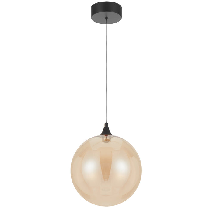 Kupla LED Pendant 4W 3000K Black & Champagne - KUPLA PE1-BKCHM