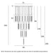 Buy Cluster Pendants Australia KURTZ Cluster Pendant 37 Lights Chrome 4000K - KURTZ PE37-CH4K