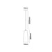 Buy Mini Pendants Australia LAMINA Copper Coloured Glass 1 Light Pendant Ellipse Shape - LAMINA1