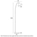 Buy Floor Lamps Australia LARSON Floor Lamp Black - LARSON FL-BK