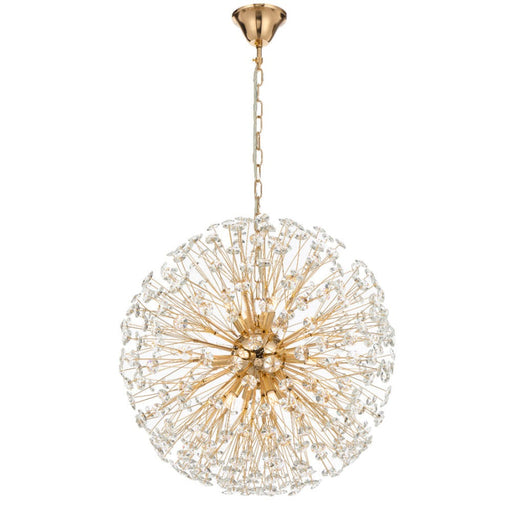 Buy Pendant Lights Australia LERIDA Pendant 9 Lights Gold Clear - LERIDA PE9-GD