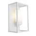 Buy Exterior Wall Lights Australia Liam Exterior Wall Light White Metal - LIAM1EWHT