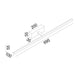 Buy Bathroom Vanity Lights Australia Linal Bathroom Vanity Light W695mm Black Aluminium 3CCT - LINEAL2L