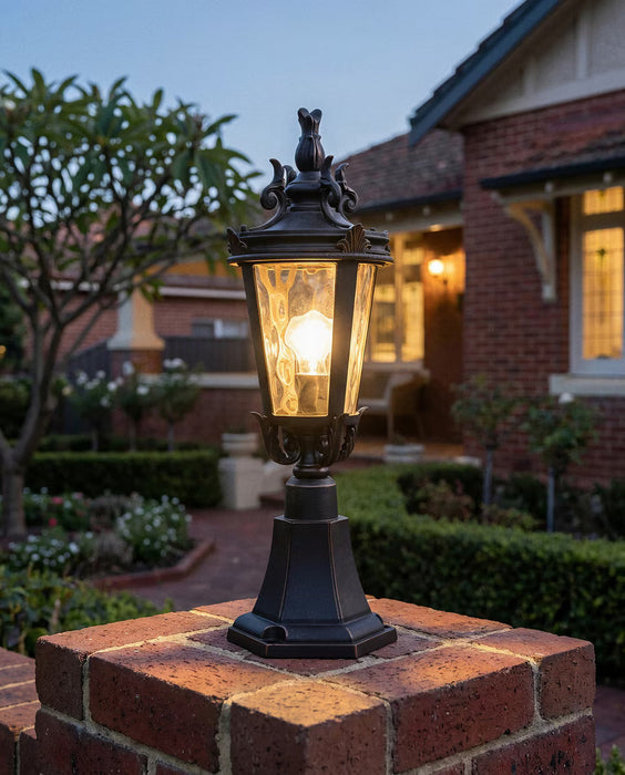 Albany Small Pillar Mount Antique Bronze IP44 - 1000029
