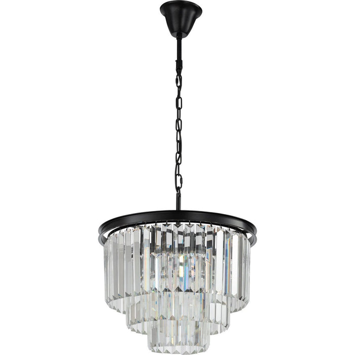 Odeon Large 6 Light Crystal Pendant Bronze - 1000137