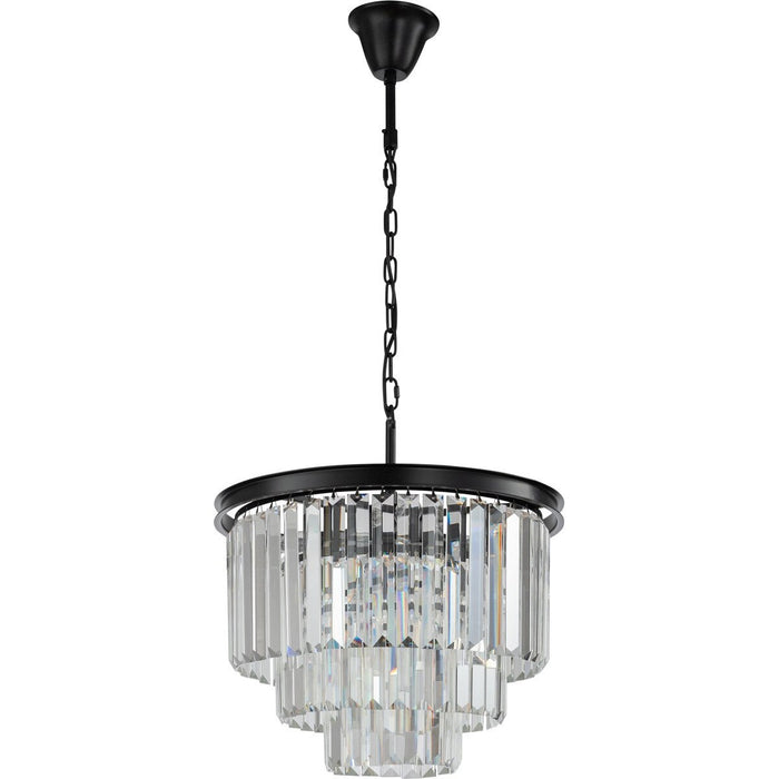 Odeon Large 6 Light Crystal Pendant Bronze - 1000137