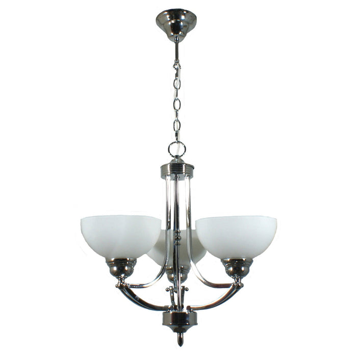 Houston 3 Light Pendant Chrome - 1000249