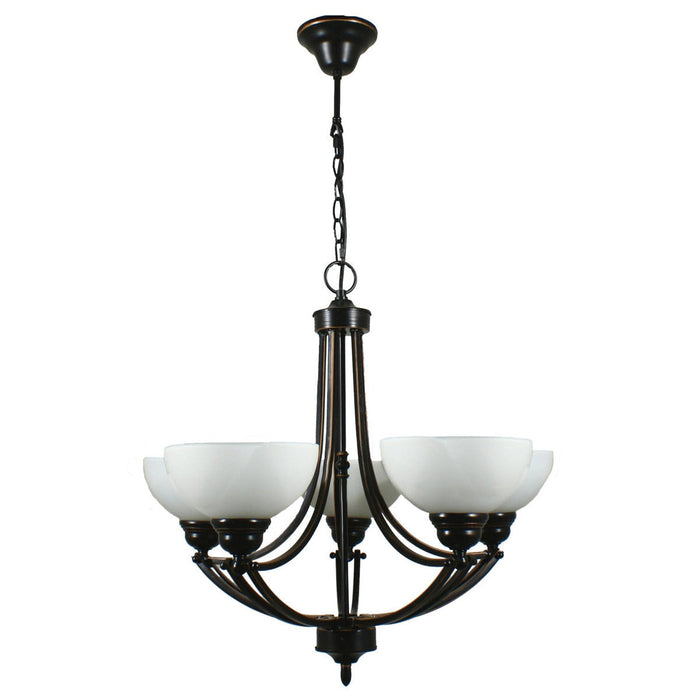Houston 5 Light Pendant Bronze - 1000254