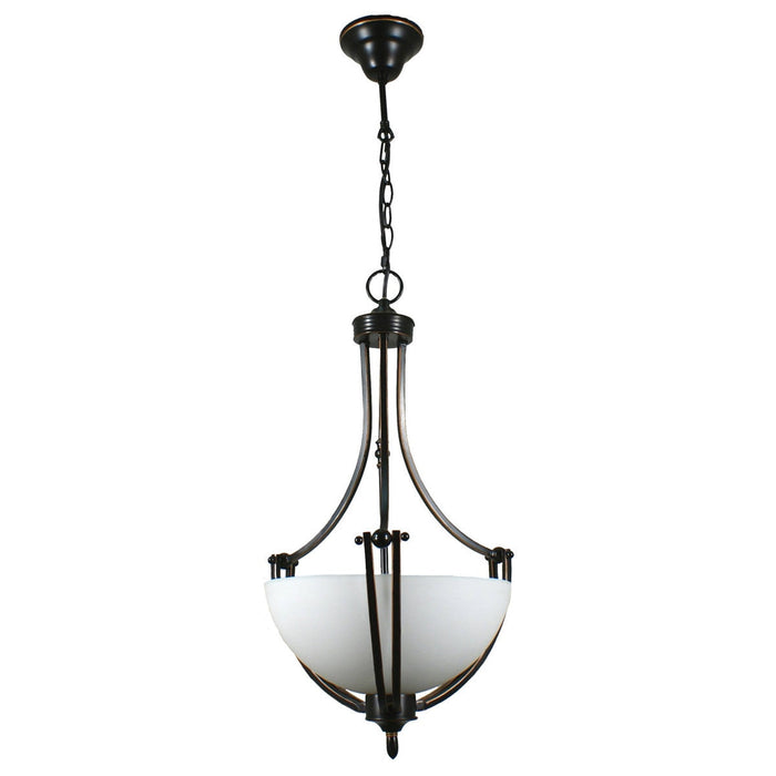 Houston Single Suspension 2 Light Pendant Bronze - 1000262