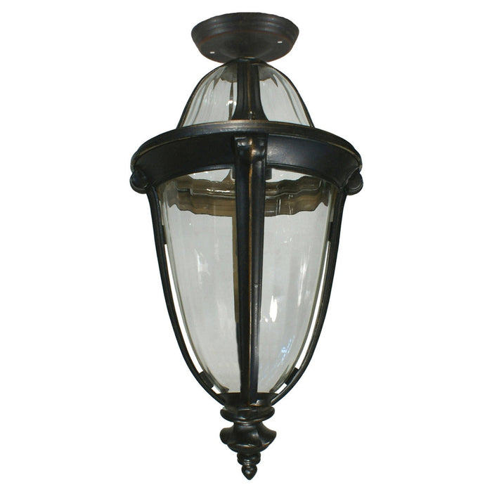 Mayfair Under Eave Light Antique Bronze IP44 - 1000316