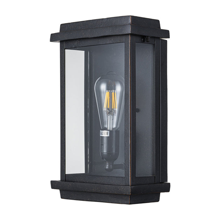 Montrose Small Outdoor Wall Light Antique Bronze IP44 - 1000338